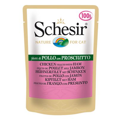 Mischfütterung: 1,5 kg Schesir Maintenance mit Fisch Trockenfutter + 6 x Nassfutter