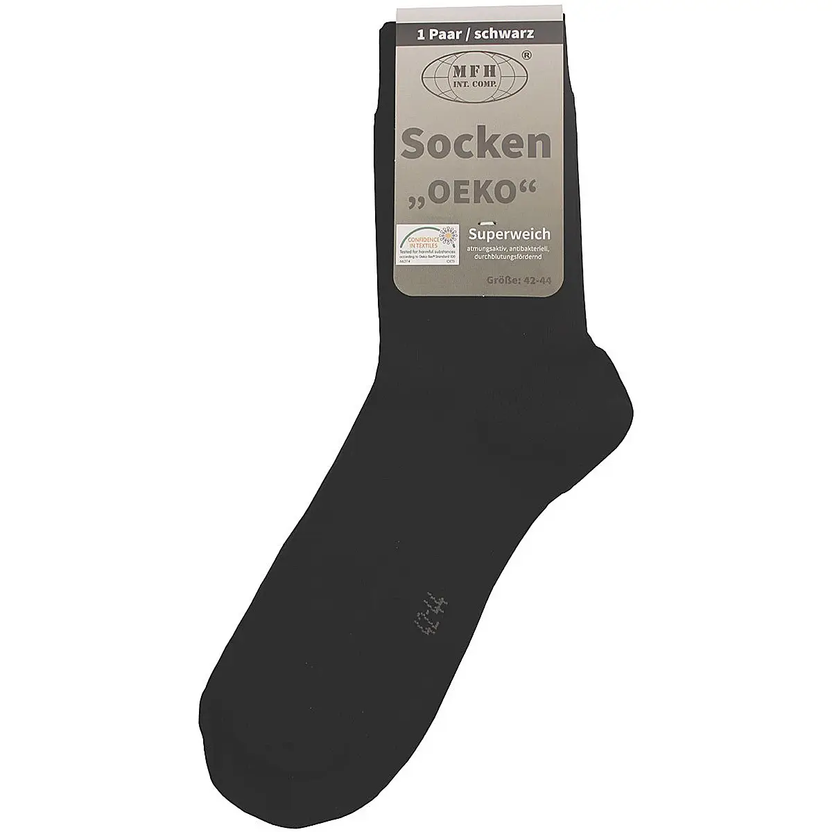 Socken Oeko schwarz