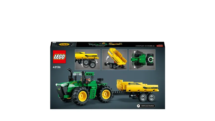 LEGO Technic 42136 John Deere 9620R 4WD Tractor, Spielzeug-Traktor
