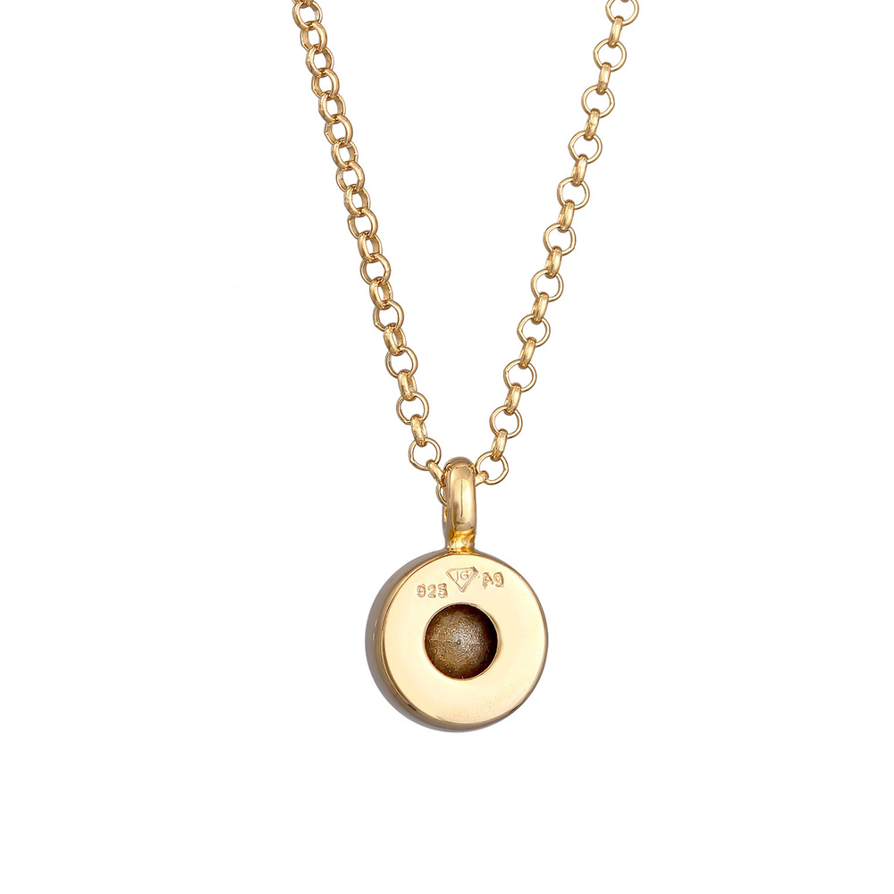 Elli Elli Collier Pendentif solitaire pour Femmes Basique Élégant avec cristal de verr collier