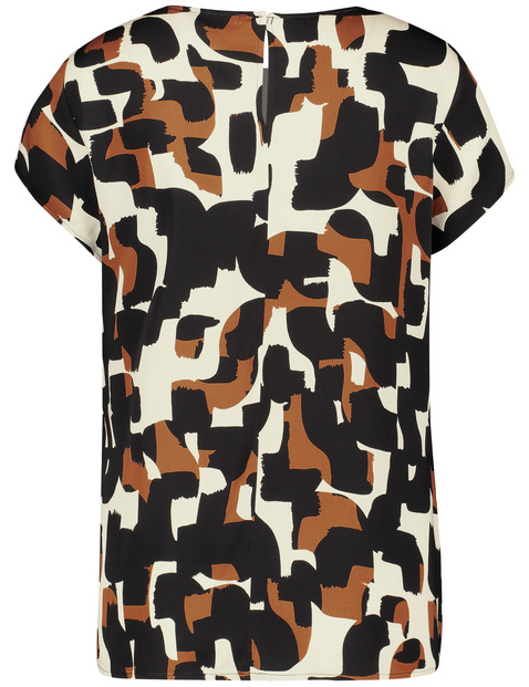 Blusenshirt mit kurzem Arm