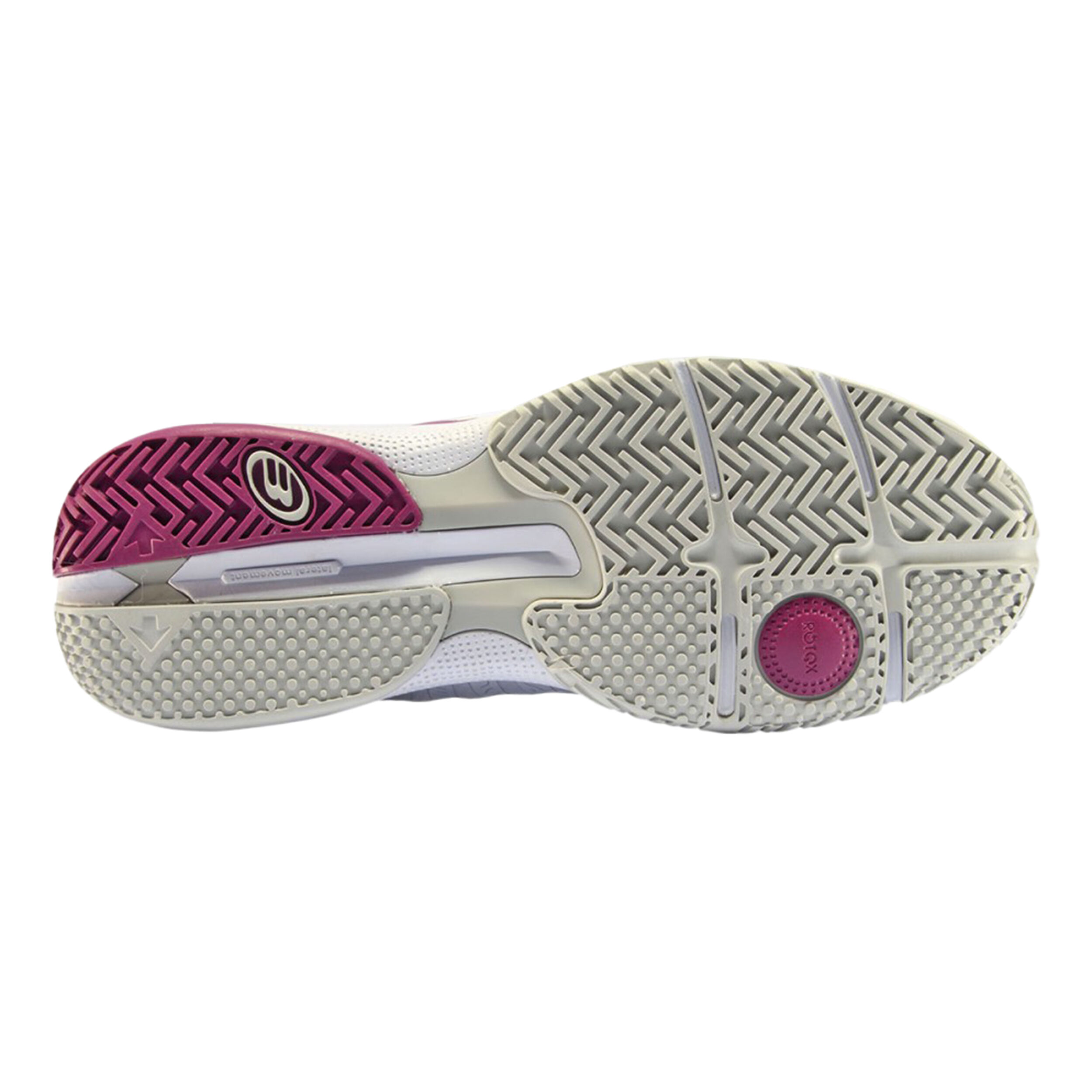Flow Hybrid Fly 22v Padelschuh Damen - Weiß, Berry