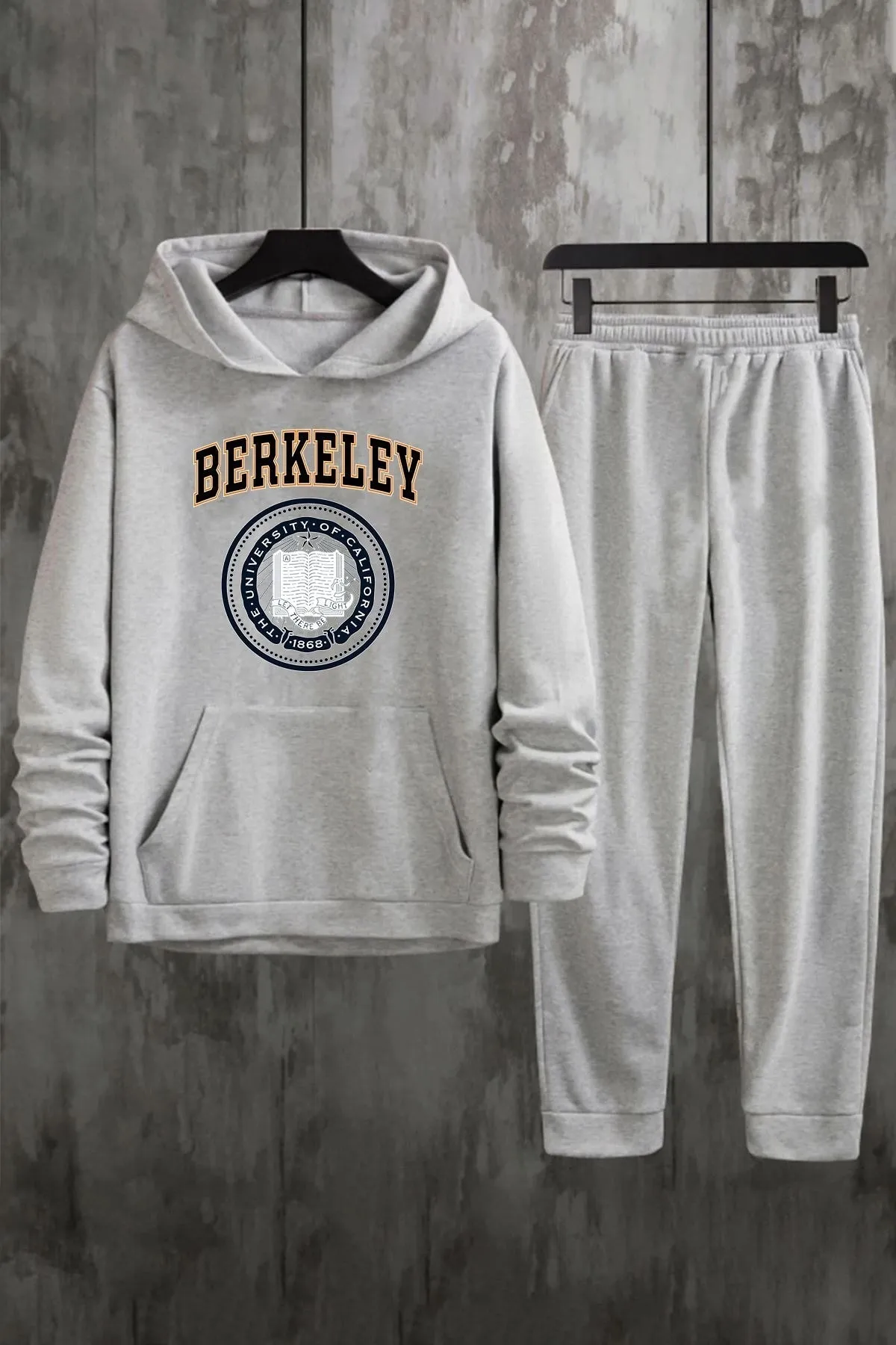 uyguntarz  Bedrucktes Unisex-Trainingsanzugset „Berkeley“.