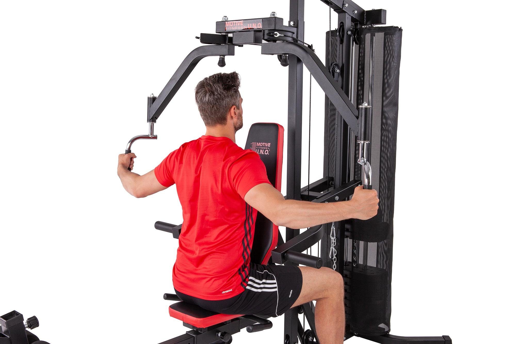 MOTIVE FITNESS by U.N.O. Kraftstation Multi-Gym Competition, 10 Gewichtsblöcke