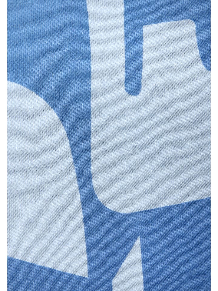 s.Oliver Shorty in hellblau-blau gemustert günstig kaufen