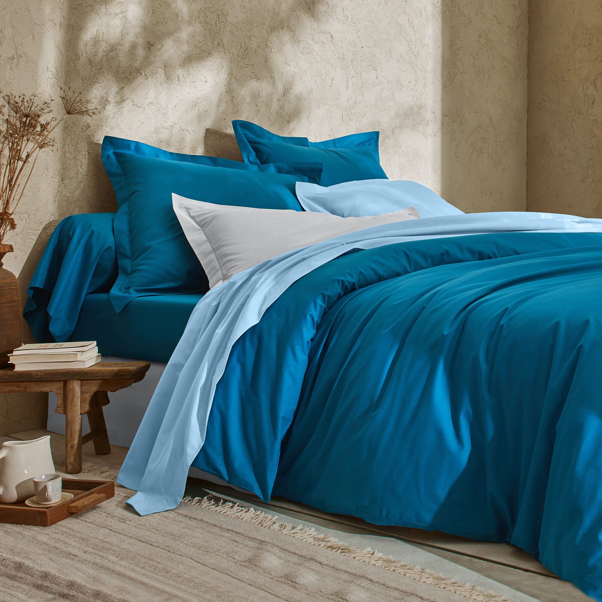 Linge de lit uni