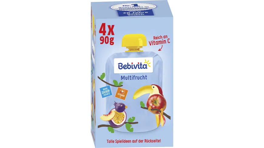 Bebivita Quetschbeutel Frucht Multifrucht 360 g