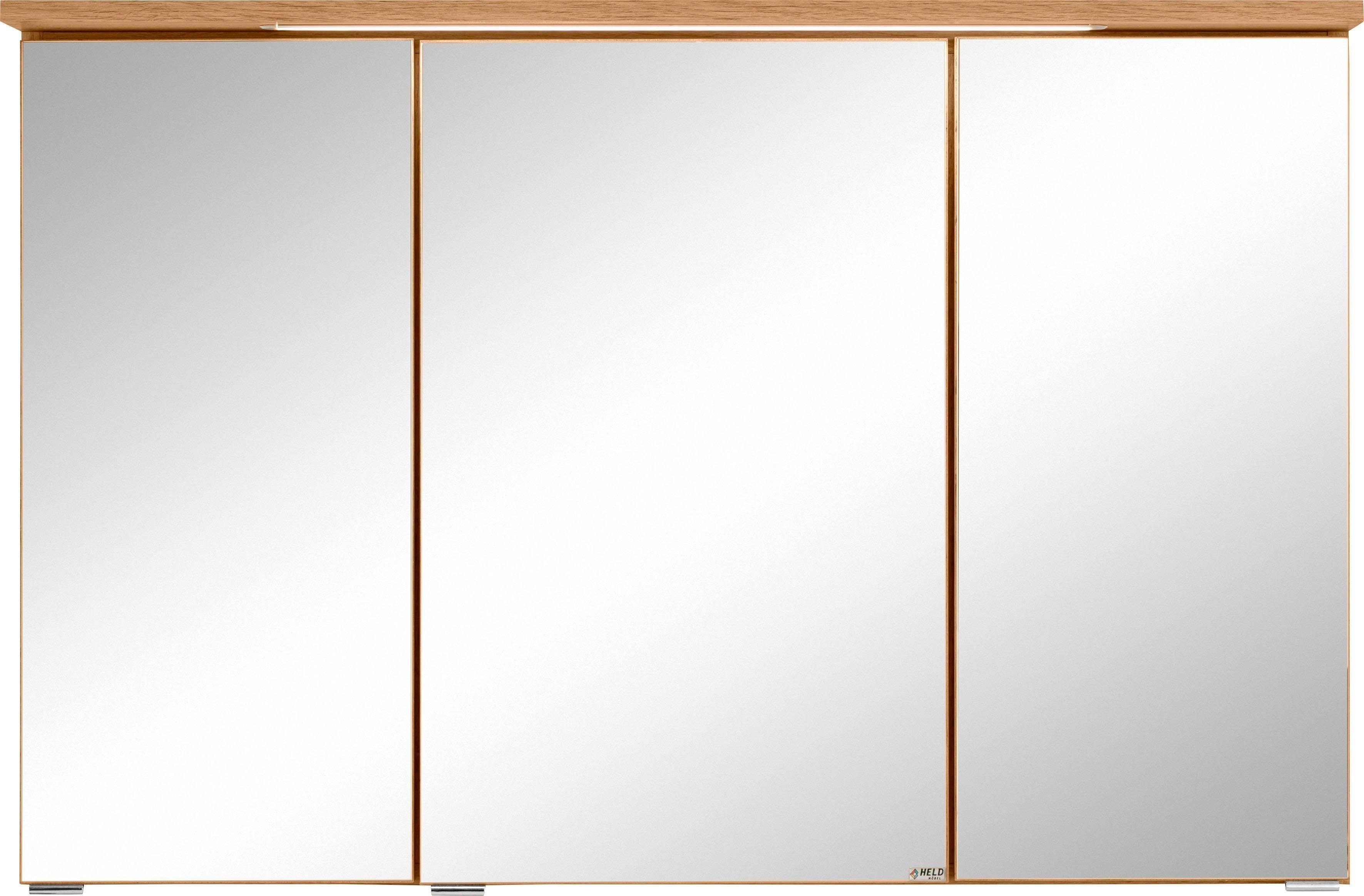 HELD MÖBEL Spiegelschrank Lucca mit LED Beleuchtung