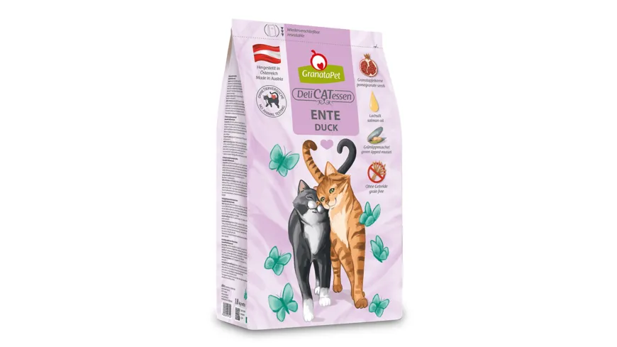 GranataPet Katzentrockenfutter Ente 300 g