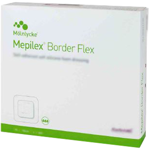 MEPILEX Border Flex Schaumverb.haft.15x15 cm  10 St  Verband