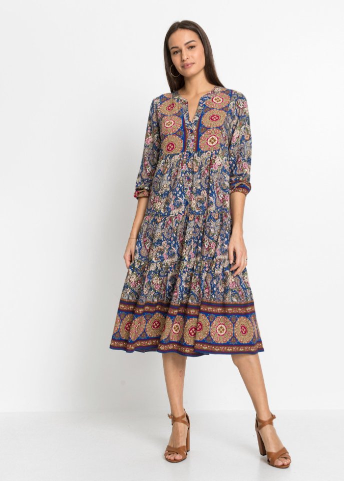 Bedrucktes Tunika-Kleid