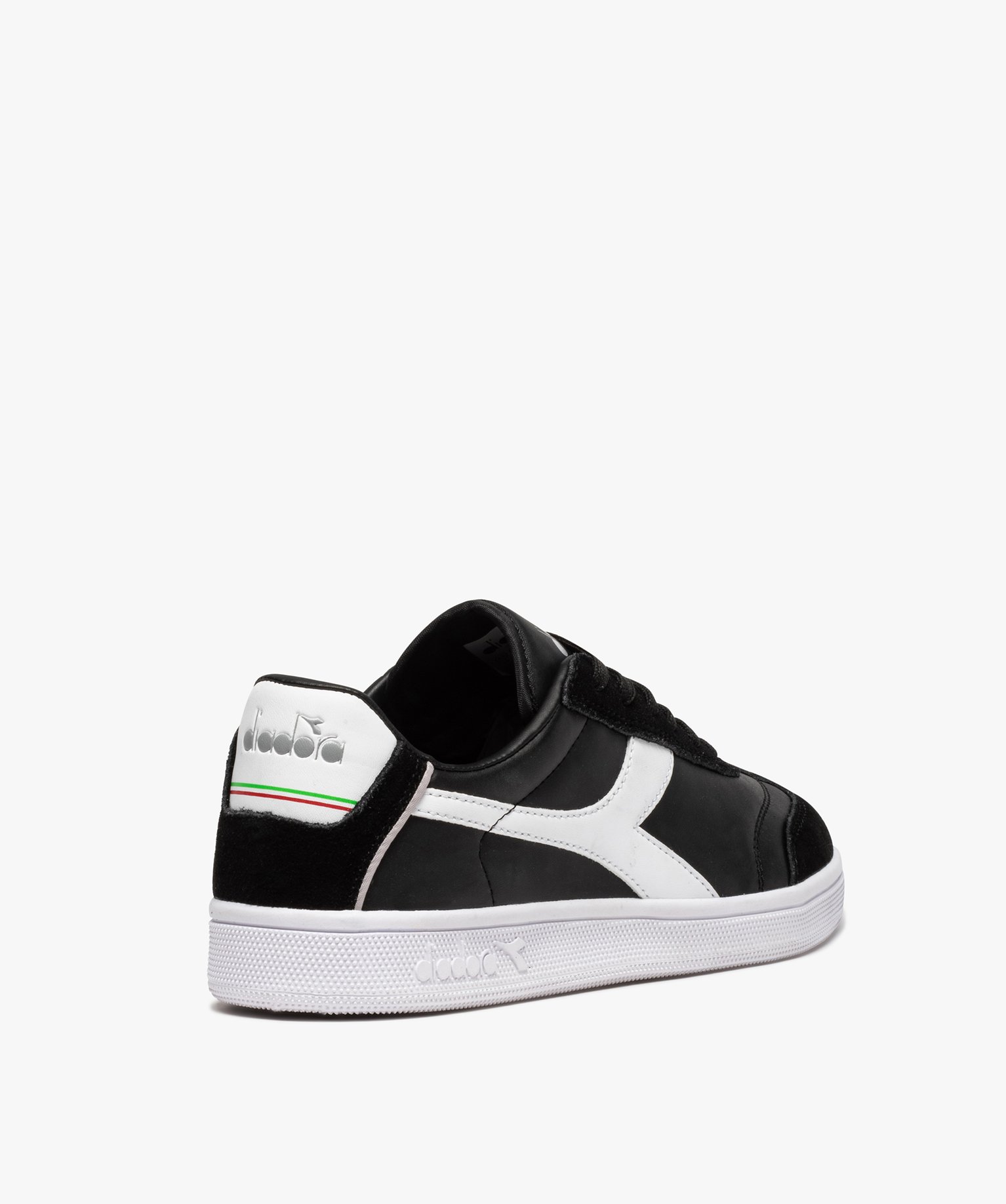 Baskets homme à lacets style rétro - Diadora noir | GEMO