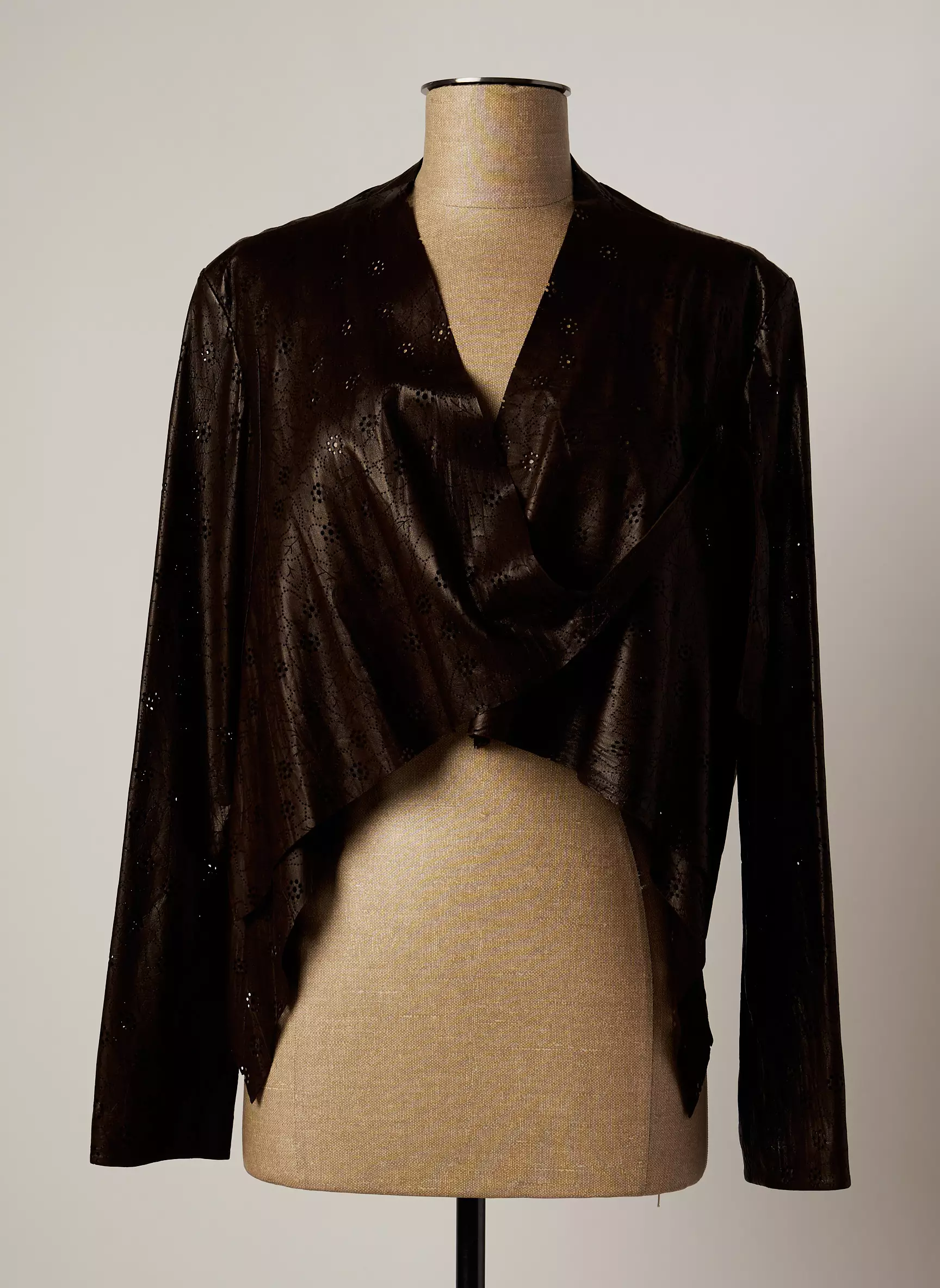 Lauren Vidal Vestecasual Femme couleur marron