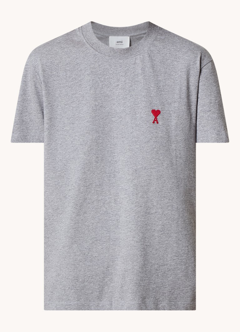 AMI Paris T-shirt with logo embroidery
