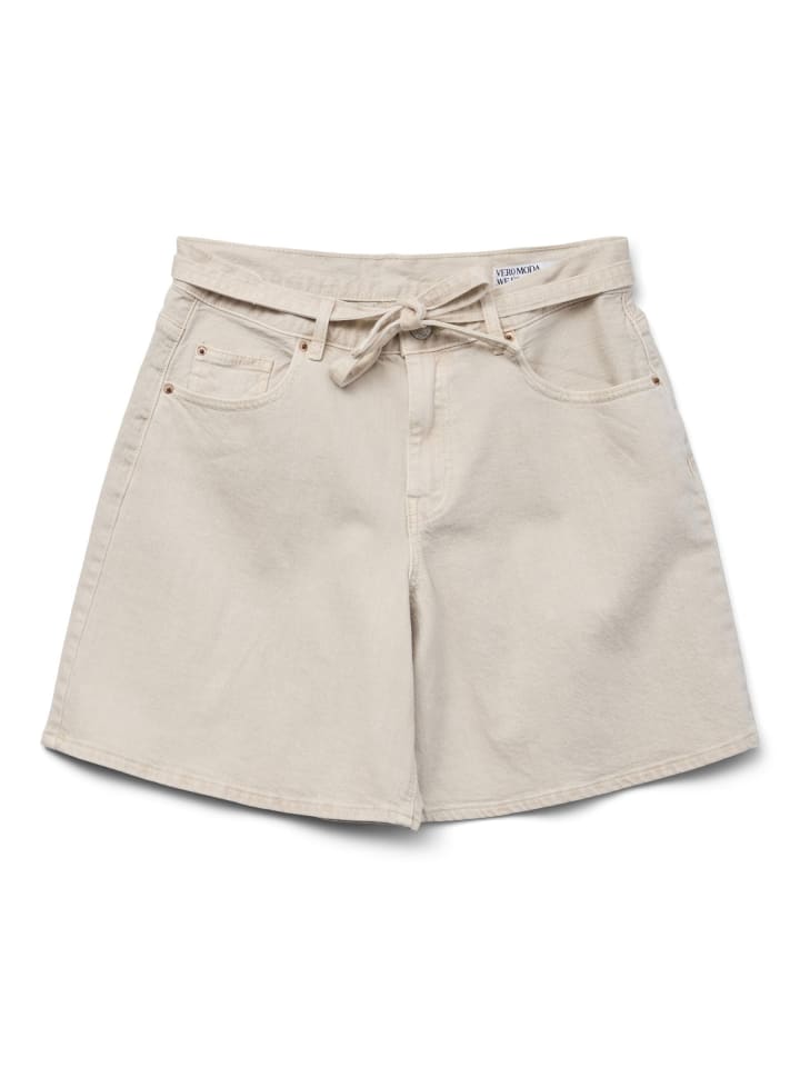 Vero Moda Jeans-Shorts in Ecru günstig kaufen