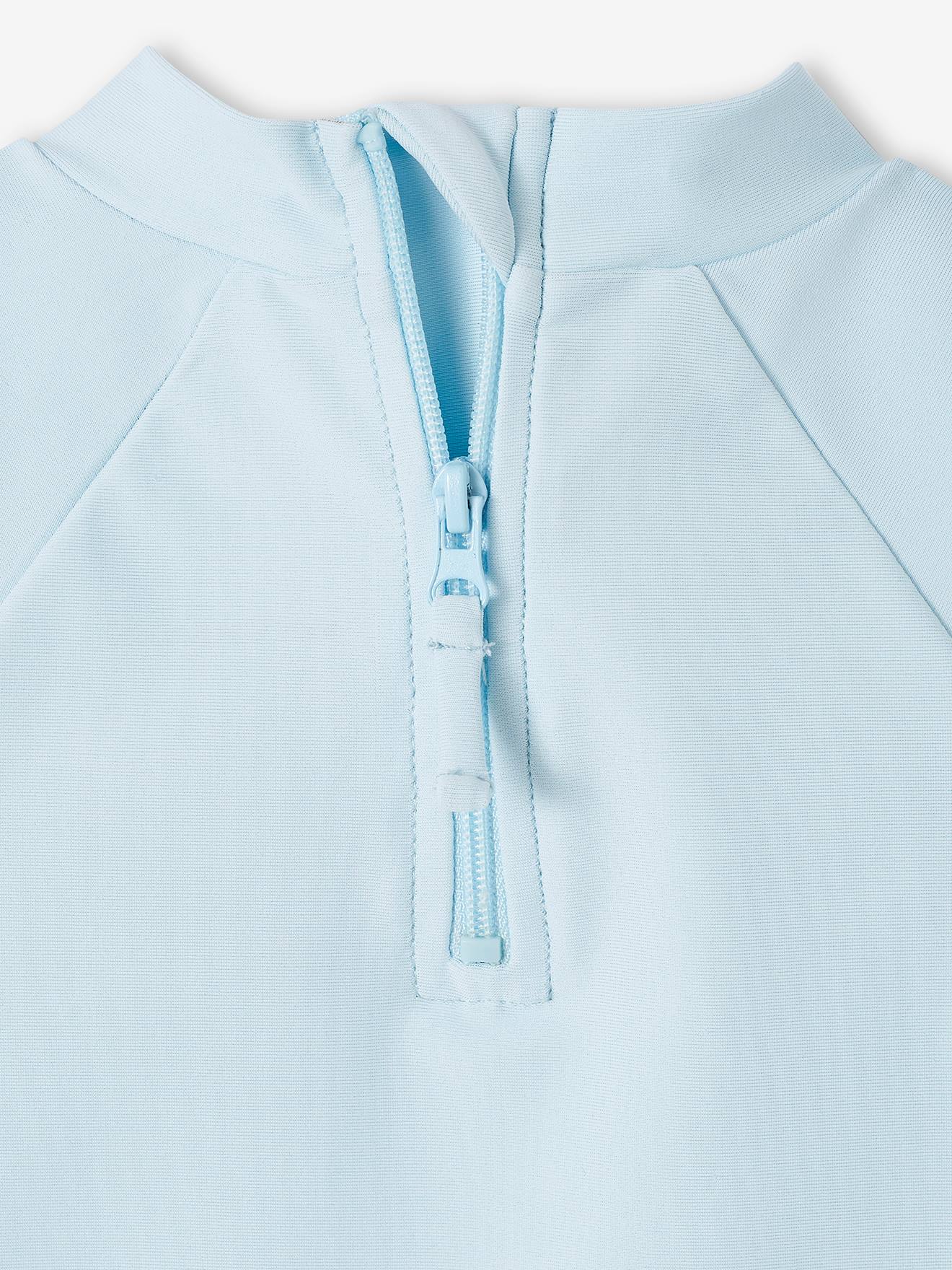 Vertbaudet Jungen Baby Badeshirt mit UV-Schutz Oeko-Tex - himmelblau