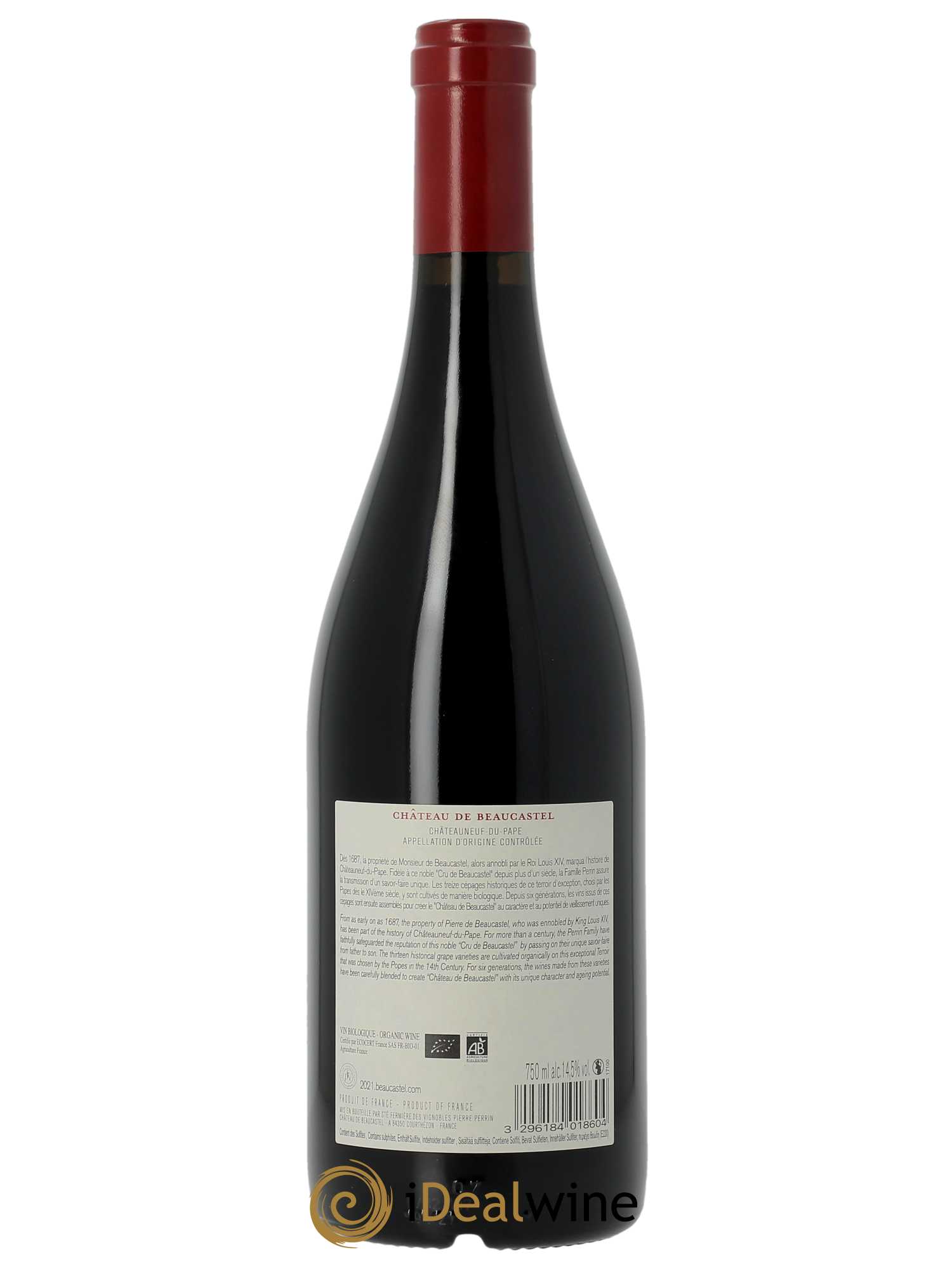 Châteauneuf-du-Pape Château de Beaucastel Famille Perrin (CBO à partir de 6 BTS) 2021 - Lot de 1 Bouteille