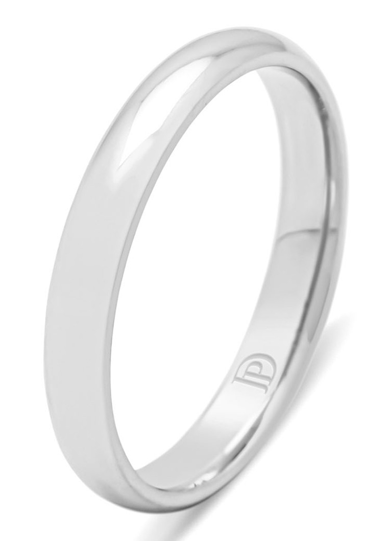 Diamond Point Witgouden Wedding Ring