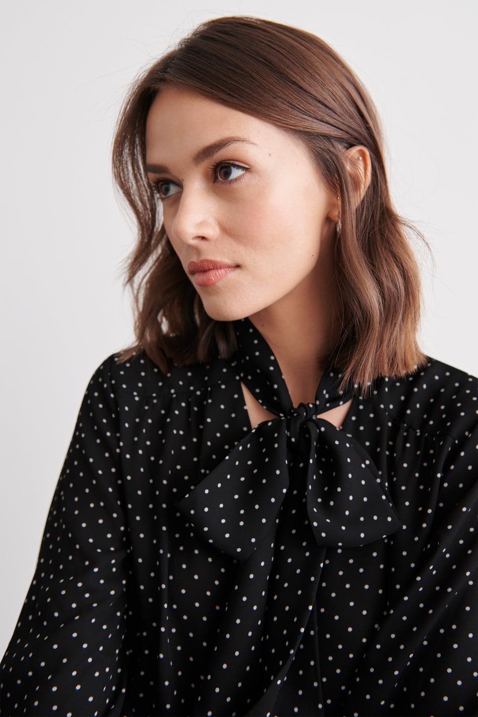 Dolly tie neck blouse