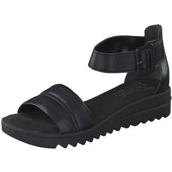 Rieker Keilsandale in schwarz