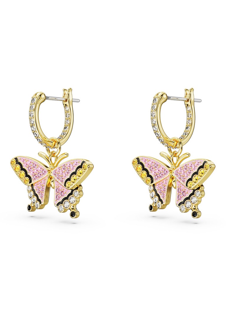 Swarovski Idyllia Mini gold-plated hoop earrings