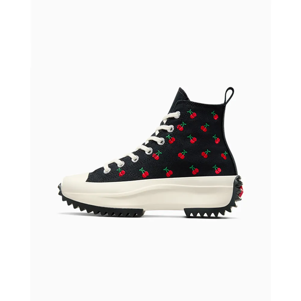Converse Run Star Hike Platform Cherries A08113C / schwarz