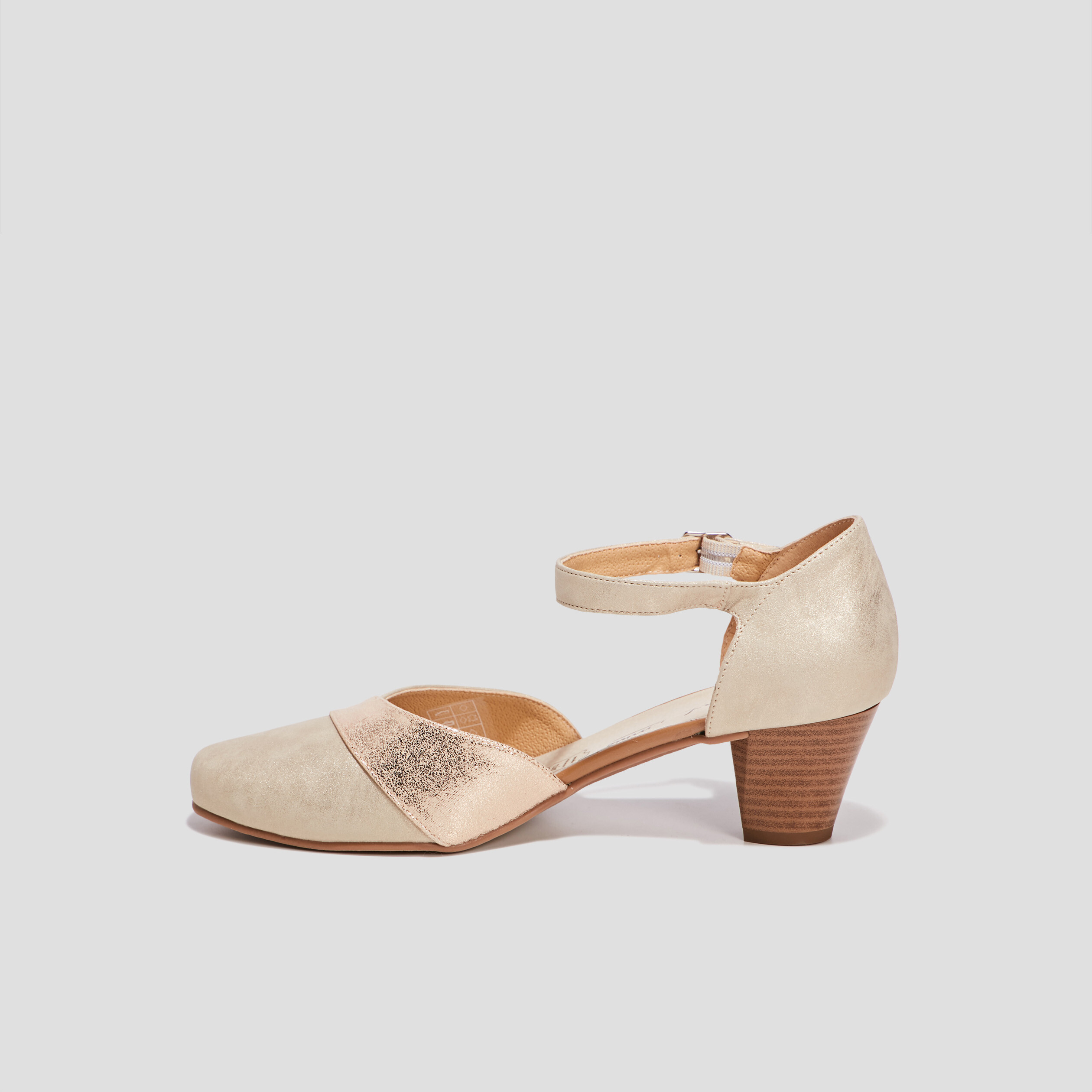 Escarpins pied large sable femme | La Halle