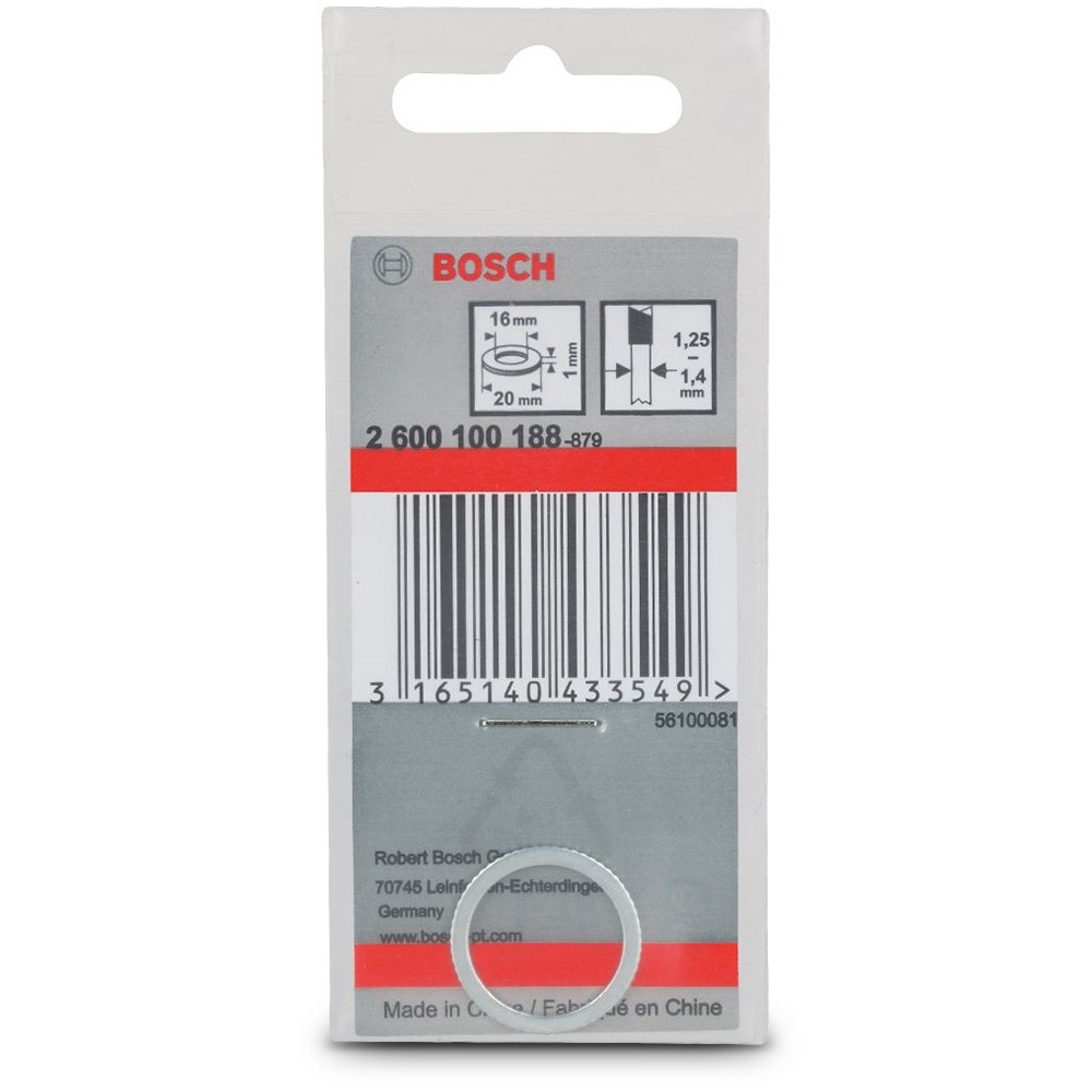 Manga redutora para disco de corte BOSCH 20 x 16 x 1,0 mm