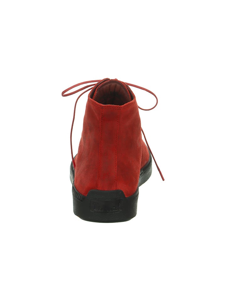 Think! Leder-Boots in Rot günstig kaufen