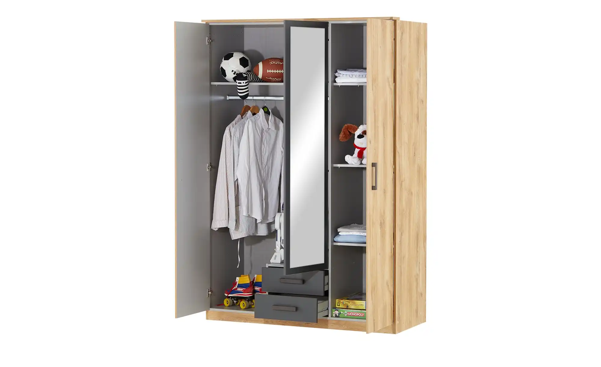 Kleiderschrank, 3-türig