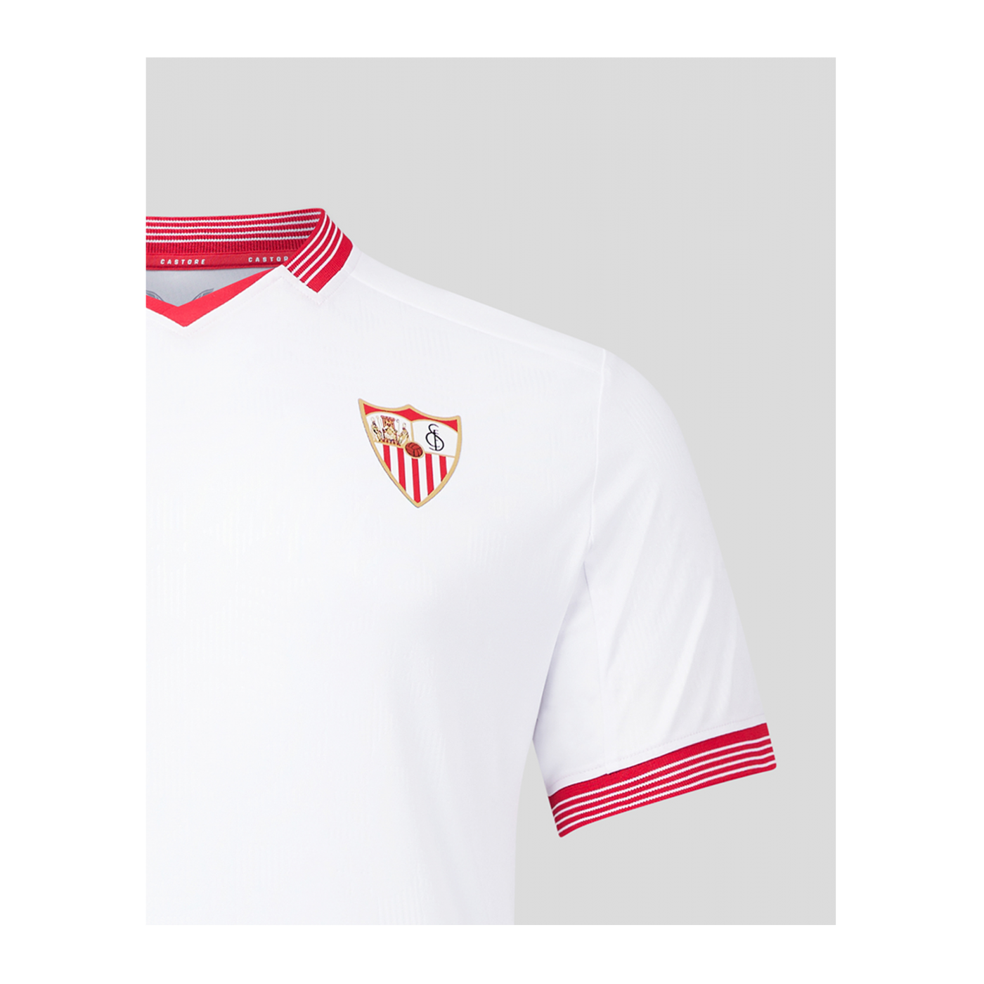 Castore FC Sevilla Trikot Home 2023/2024 Damen Weiss Rot F029