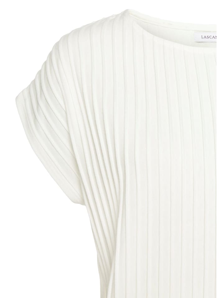 LASCANA Kurzarmshirt in creme günstig kaufen