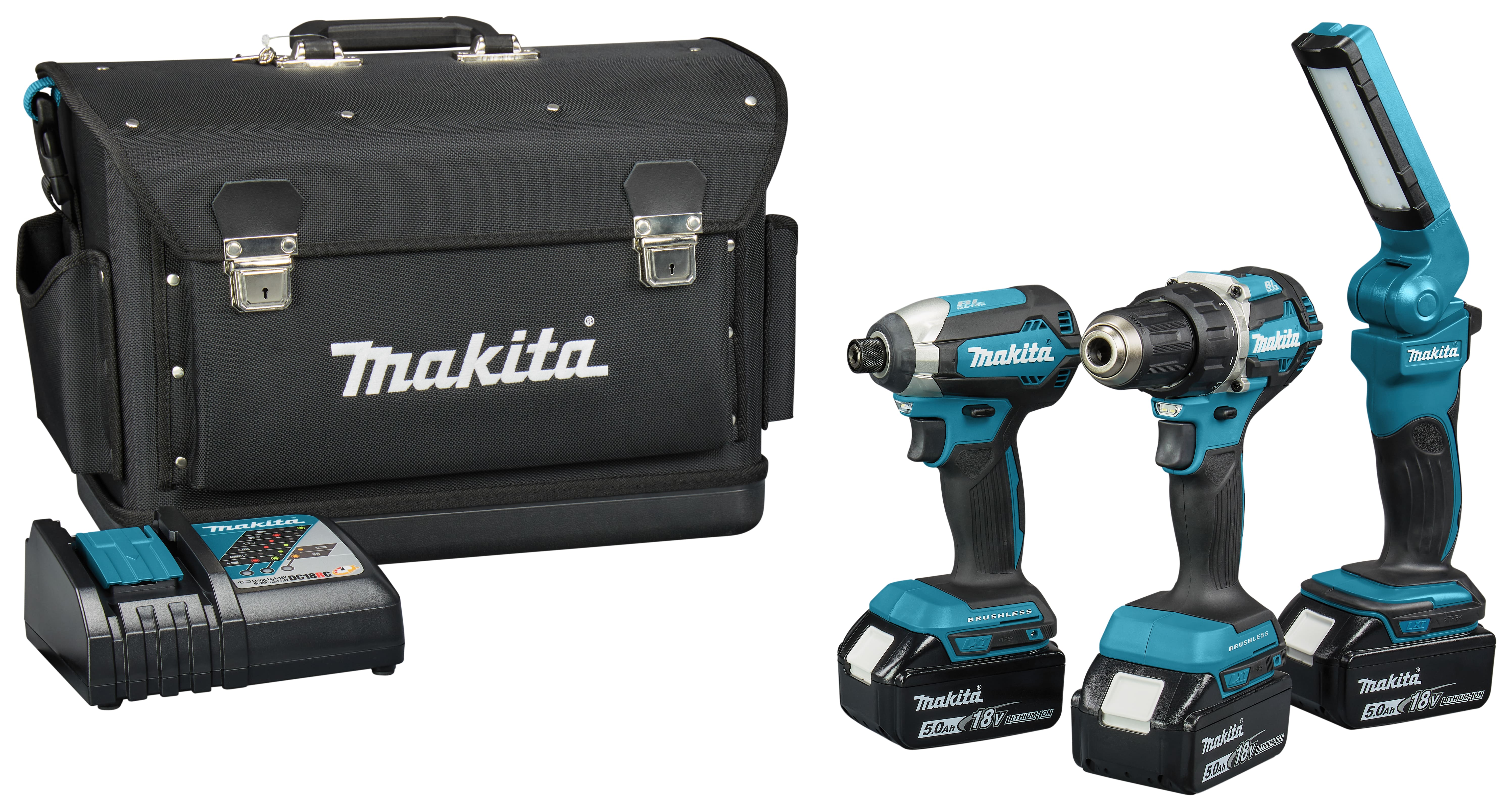 Σετ Συνδυασμού Makita DLX3090TX1 18V 5.0 AH Li-ion + Ασύρματο Δράπανο DDF484 + Κρουστικό Κατσαβίδι DTD153 με 3 μπαταρίες + 5 χρόνια εγγύηση αντιπροσώπου!