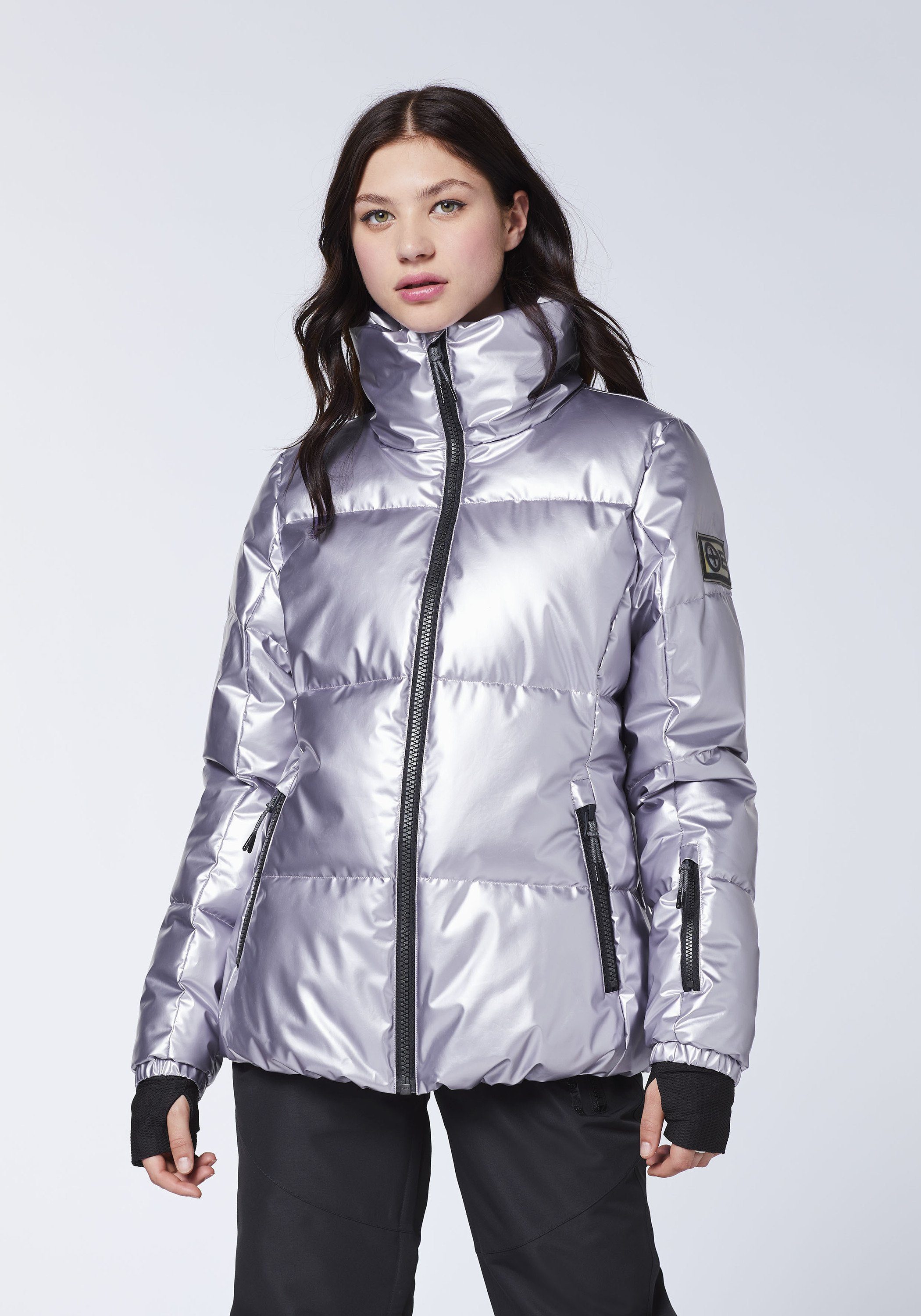 Chiemsee Skijacke Skijacke in Metallic-Puffer-Optik 1
