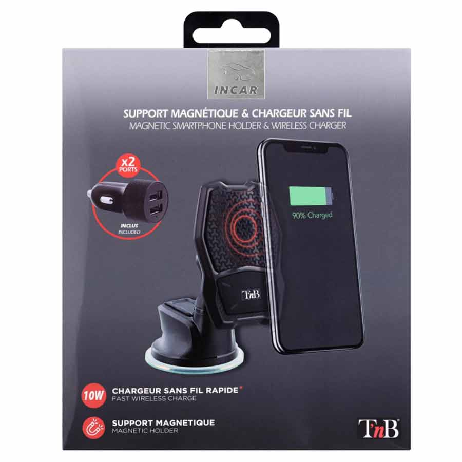 Premium Wireless Charger mit Saugnapfhalterung von t'nb - ATU