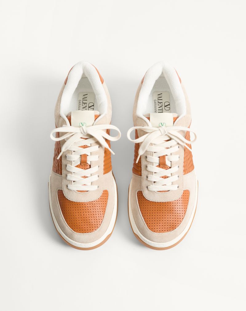 Baskets Sparry en cuir Crust et Nappa