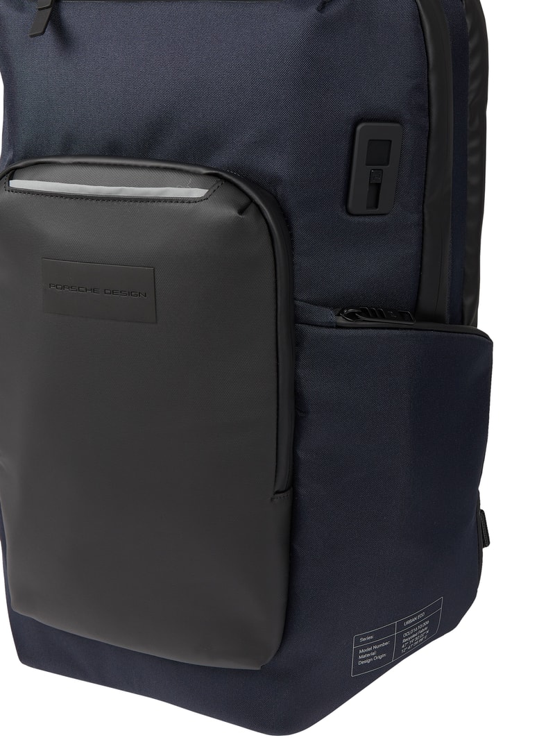 Rucksack mit USB-Anschluss - wasserdicht in dunkelblau