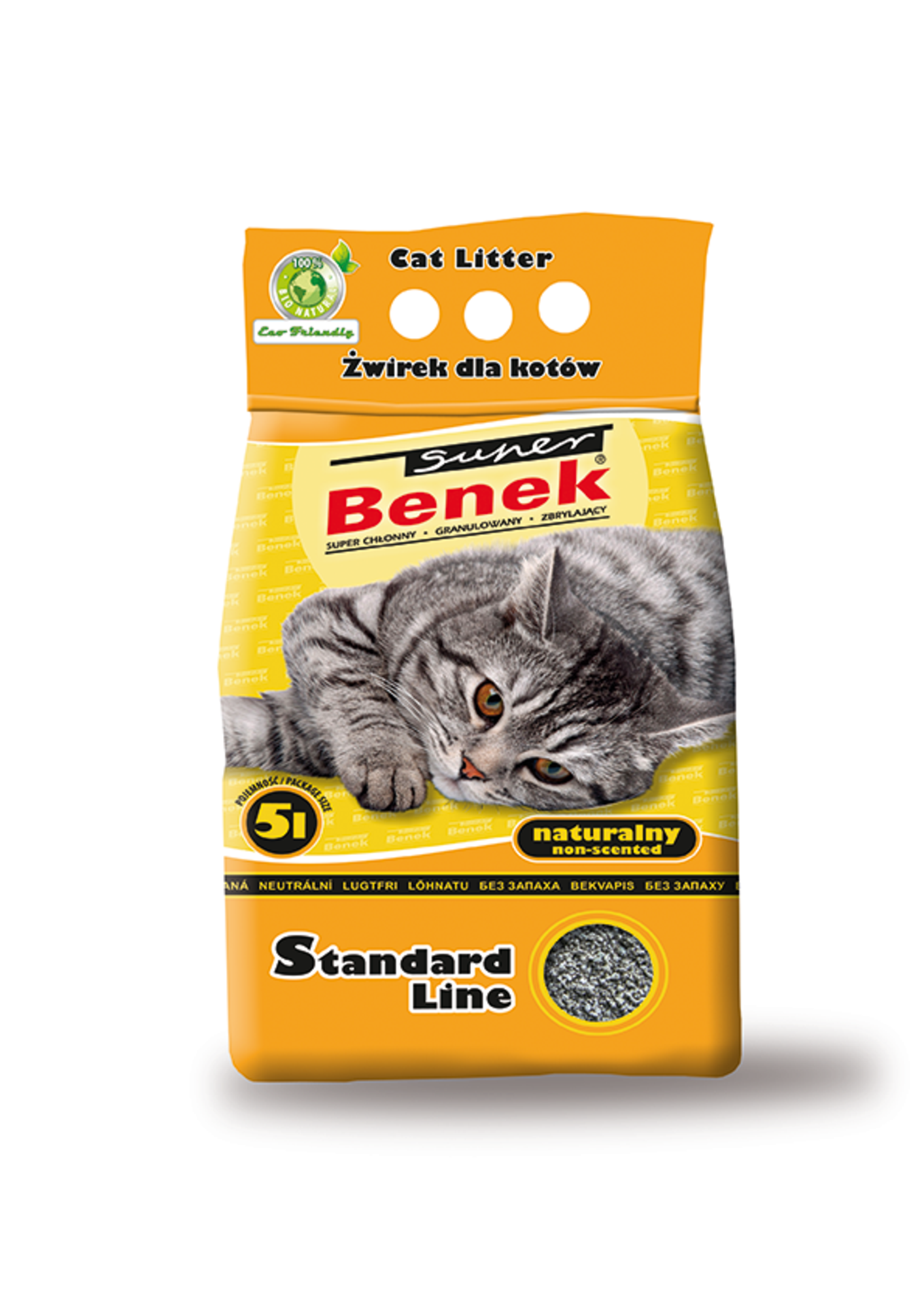 Benek Katzenstreu Benek Super Standard Natural Streu 5L