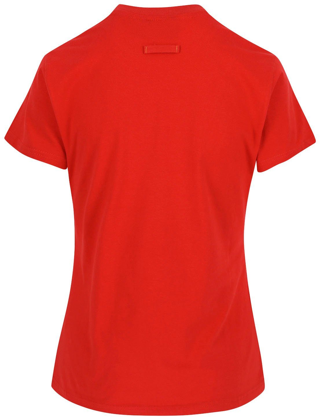 Herock T-Shirt Epona T-Shirt Kurzärmlig Damen Figurbetont, 1 hintere Schlaufe, angenehmes Tragegefühl