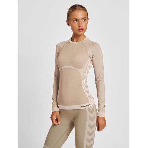 DAMEN SHIRT HMLCLEA SEAMLESS TIGHT T-SHIRT LS