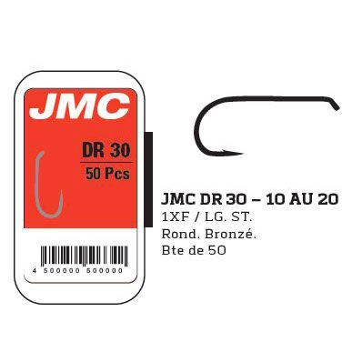 Fliegenbindehaken JMC DR30 (50 Stück)