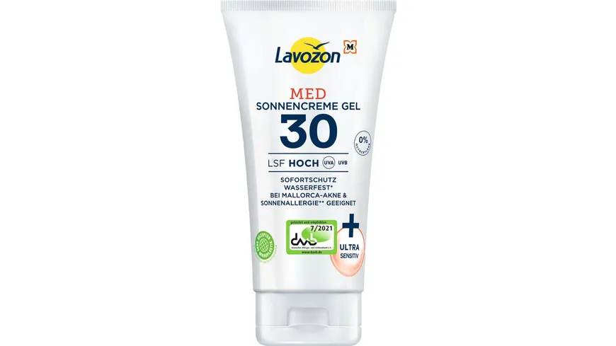 LAVOZON MED Sonnencreme Gel LSF 30 150 ml