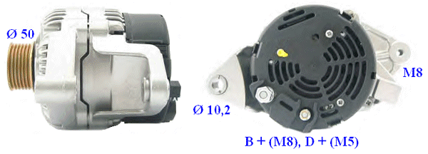 FRIESEN Lichtmaschine Opel 9040430 - ATU