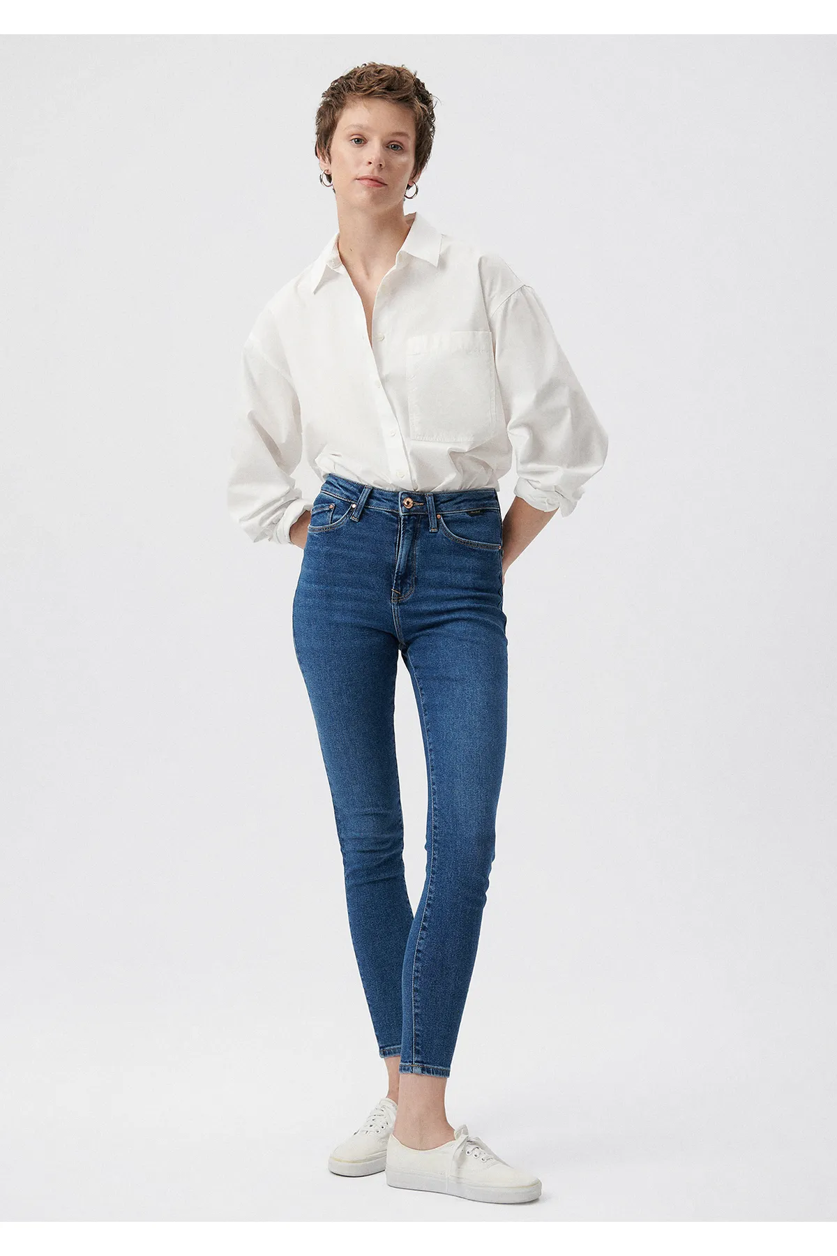 Mavi  Serenay Gold Shape Dark Jean-Hose 100980-33687