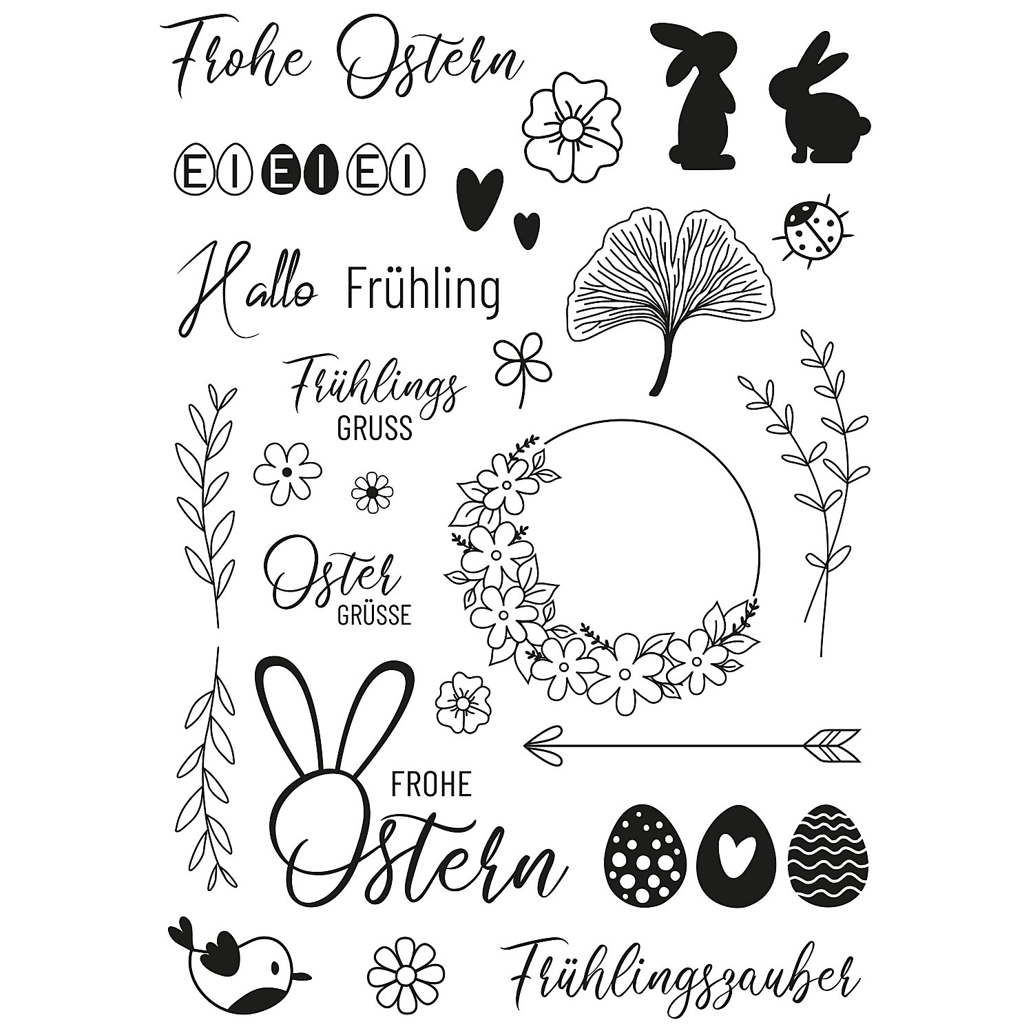 buttinette Silikonstempel 