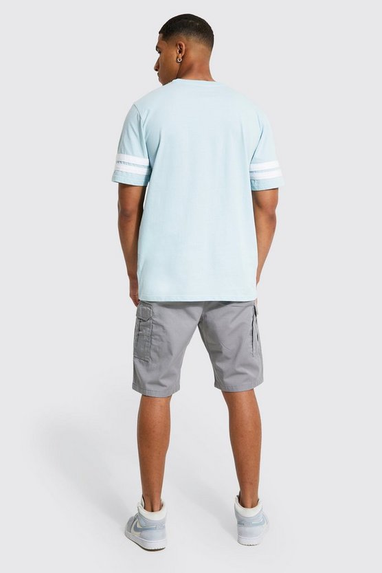 Tall Cargo-Shorts mit elastischem Bund