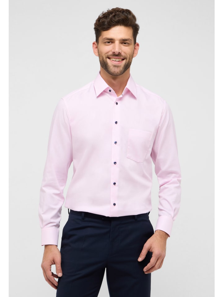 Eterna Hemd MODERN FIT in rosa günstig kaufen
