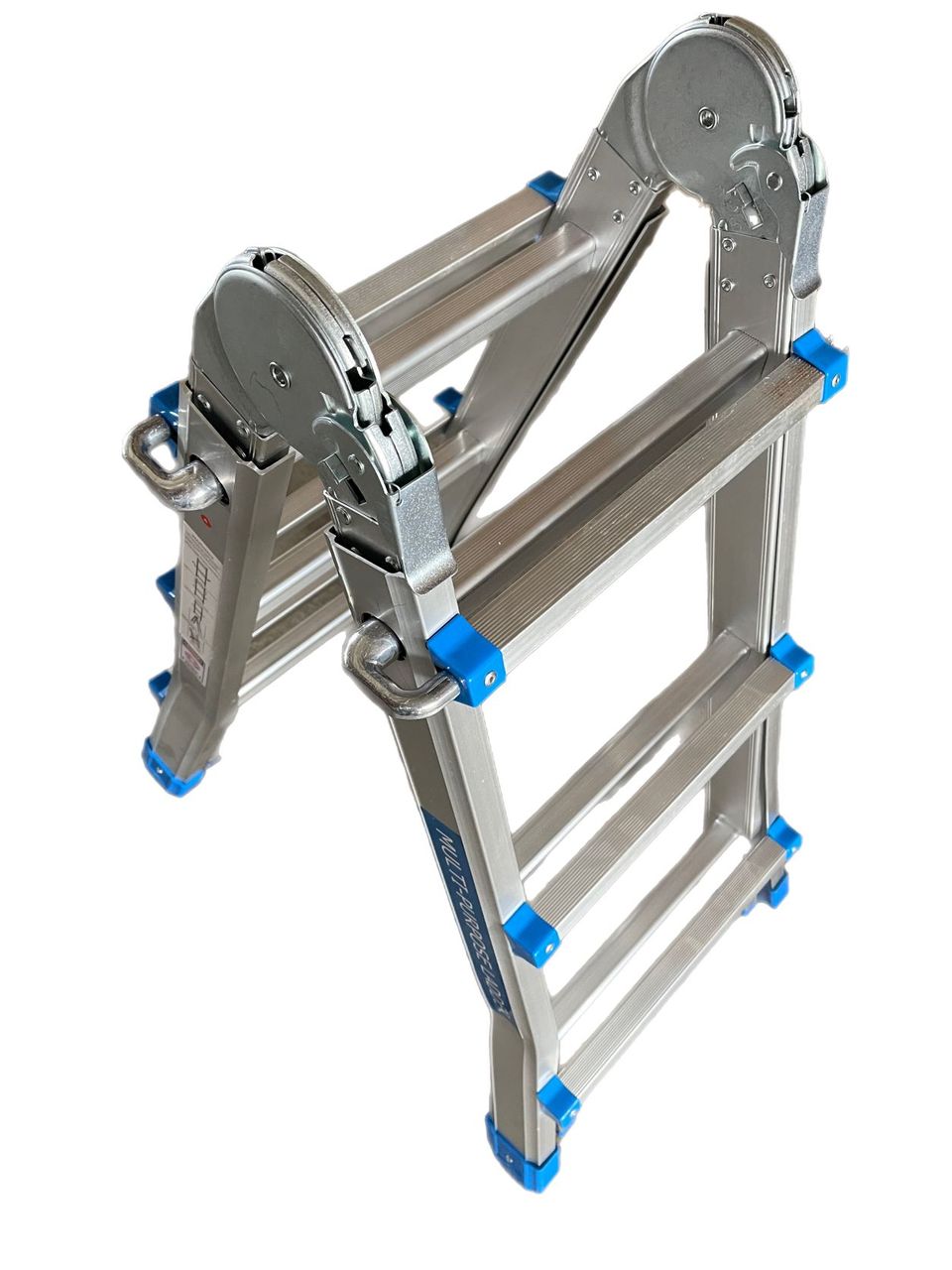 Vago-Tools Klappleiter Teleskopleiter Stehleiter 4 x 3 Mehrzweckleiter Alu Leiter