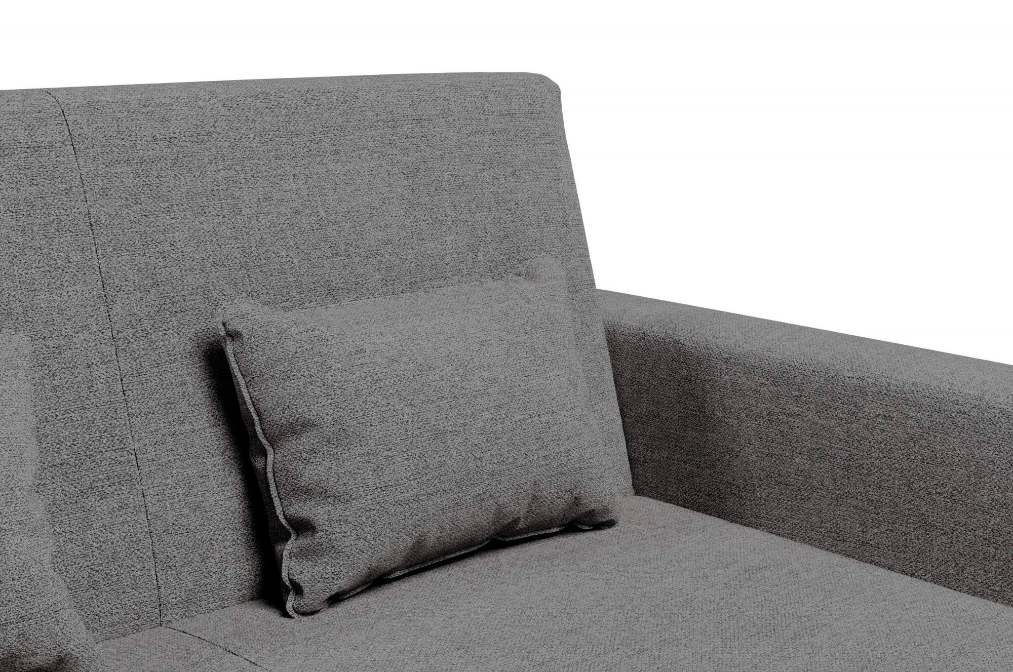 INOSIGN Schlafsofa Ravena, kompaktes 2-Sitzer Sofa, mit Bettfunktion