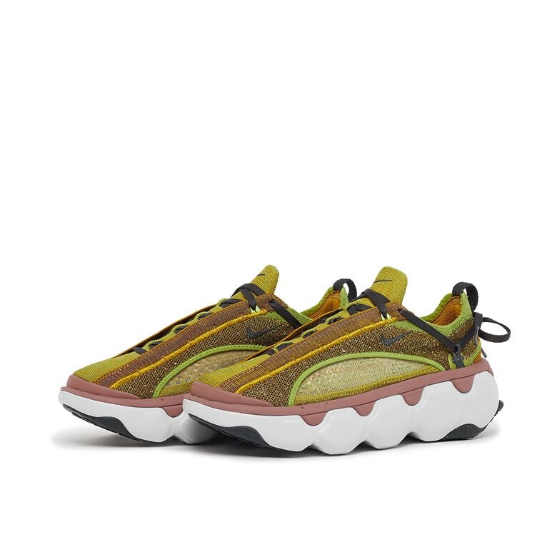 NIKE Wmns Flyknit Bloom pear/dk smoke grey-bronzine-volt